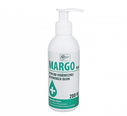 Płyn do higienicznej dezynfekcji dłoni Margo plus